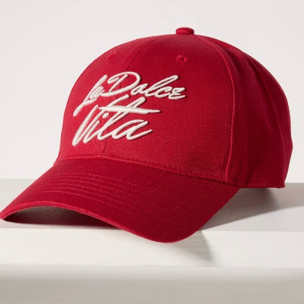La Dolce Vita Anthropologie Coney Island Picnic Cap